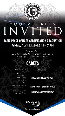 Invitation to BPOC Graduation